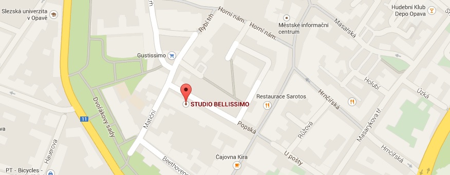 Studio Bellissimo mapa